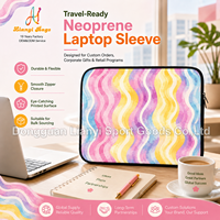 Housse d'ordinateur portable en néoprène personnalisée, sacoche pour ordinateur portable, étui pour ordinateur, fabrication OEM ODM pour les voyages d'affaires et l'école