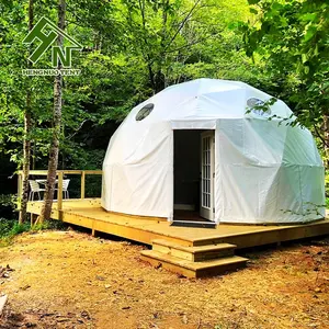 Hochwertiges PVC Outdoor European Restaurant House Geodätische Kuppeln Zelt zu verkaufen