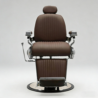 Fauteuils de barbier anciens, fauteuils de barbier robustes pour salon de coiffure, mobilier pour salon de beauté, fauteuil inclinable de barbier