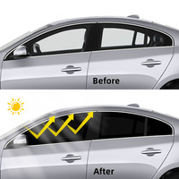 Film teinté nano-céramique anti-UV 99 % pour vitres de voiture 5 % 10 % 35 % 50 % 70 % VLT pour automobile