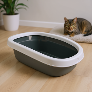 Bac hygiénique Carlo 2 38 x 17 x 58 cm gris clair pour litière de chat - Product Image 3