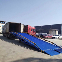 HUANYU Rampe de quai à bas prix, entrepôt, 10 tonnes, rampe de chargement hydraulique mobile réglable pour conteneurs