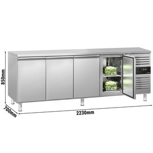 ตู้แช่เย็น GGM Gastro รุ่น ECO - 2230x700 มม. - แบบ 4 ประตู - Product Image 2