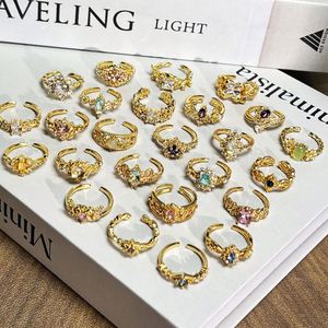 Women's Wedding Party Christian Gold Plated Silver Colorful Zircon Freshwater Pearl Geometric <b>Micro</b>-pave Prong Setting Custom - Product Image 5