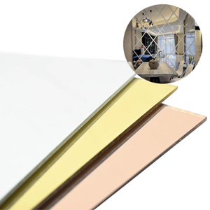 PMMA polymethyl methacrylate đúc màu acrylic gương tấm thanh phong phú của màu sắc kích thước tùy biến cho trang trí - Product Image 5