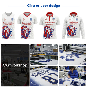 Custom Sublimatie Engeland Voetbal Kinderuniform Voetbalshirt 2026 Wereldkampioenschap Voetbaltenues Ademend Snel Droog Shirt OEM - Product Image 2