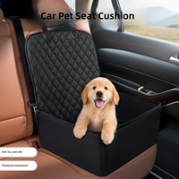 Tapis de voiture pour animaux de compagnie, imperméable, portable, coussin en polyester épaissi pour siège arrière, housse de siège de voiture pour chien, toutes saisons