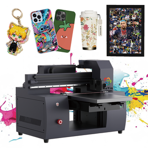 Imprimante à plat UV DY-A4 pour différents substrats, coques de téléphone portable, acrylique, <span class=keywords><strong>bois</strong></span>, métal, cuir, cadeaux personnalisés et <span class=keywords><strong>impression</strong></span> d'étiquettes - Product Image 2