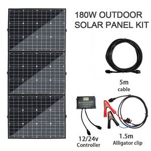 <span class=keywords><strong>180W</strong></span> faltbares Solar panel mit wasserfestem mono kristallinem Batterie ladegerät für den Außenbereich - Product Image 3