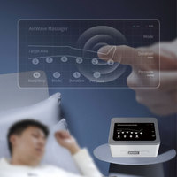 CONTEC AP200 Masseur de circulation pour les jambes et les pieds, stimulateur de compression, bottes de récupération à compression d'air