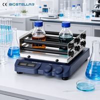 Agitateur Rotatif Numérique BIOSTELLAR BS-SR10 pour Laboratoire avec Moteur Sans Balais 100-500 tr/min 40-350 tr/min Contrôle Numérique