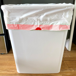 Sacs poubelle BEIDOU-PAC de 2 à 4 gallons avec cordon de serrage, 100 unités, blancs et non parfumés, petits sacs poubelle - Product Image 5