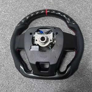 Volante de Fibra de Carbono Nuevo y Mejorado Compatible con <span class=keywords><strong>Toyota</strong></span> Land Cruiser <span class=keywords><strong>GR</strong></span> Prado LC250 Cruiser LC200 Hilux Fortuner - Product Image 5