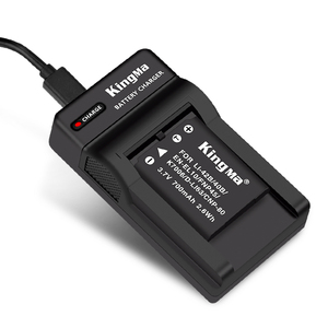 KingMa LI-40B/LI-42B 700mAh Batterie et Compact <span class=keywords><strong>Chargeur</strong></span> Simple pour <span class=keywords><strong>Olympus</strong></span> SL-58 DS6365 DS7365 DM6370 Caméra - Product Image 1