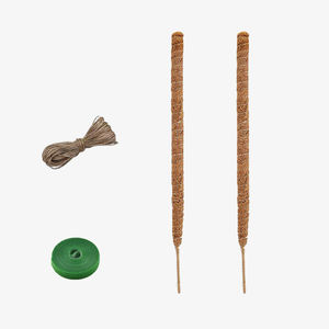 Lot de 2 poteaux en fibre de coco pliables de 40 pouces/100 cm, support pour plantes, accessoires de jardinage, fabriqués en fibre de coco, livraison locale depuis les États-Unis - Product Image 6