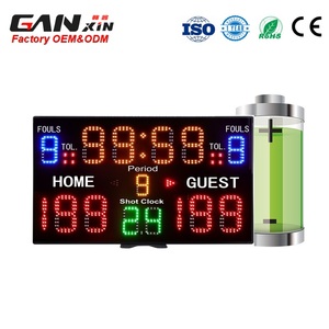 Elettronica LED Cricket portatile Mini Futsal biliardo digitale a batteria da basket all'aperto <span class=keywords><strong>tabellone</strong></span> <span class=keywords><strong>segnapunti</strong></span> con 24s orologio da tiro - Product Image 1