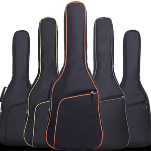 Étui cari étanche pour <span class=keywords><strong>guitare</strong></span> classique, grande taille, rembourré, Double sangle, couverture noire, bandoulière - Product Image 2