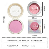 DOOUCI OEM/ODM Cosmétique de beauté Maquillage Naturel Éclat Contrôle du sébum Fard à joues Sakura Glow en poudre