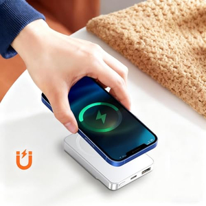 Mini Banco de Energía Portátil de 5000mAh para Exteriores, Cargador Inalámbrico Rápido de 20W con Puerto Tipo-C - Product Image 3