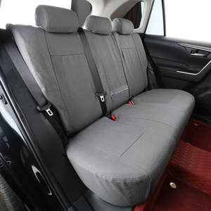 Coprisedili <span class=keywords><strong>Auto</strong></span> in Tessuto e Pelle Grigia di Lusso su Misura, Compatibili con Airbag, Traspiranti e Lavabili in Lavatrice - Product Image 2