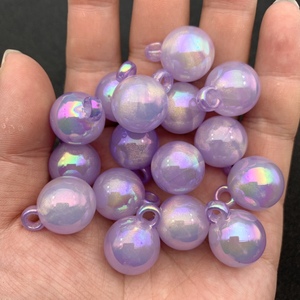Starry Sky Mapei Luminous Mermaid Beads 16mm Plastic Resin DIY Jewelry Accessories For <b>Car</b> Pendant Headband Phone Chain - Product Image 4
