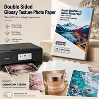 Papier photographique brillant gaufré, impressions photo créatives personnalisées, papier photo double face, feuilles A3, papier photo jet d'encre gaufré