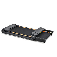 Tapis roulant mécanique pliable Bestgym pour la maison, machine à courir et à marcher, capacité de 100 kg, moteur CC, écran LED, test de fréquence cardiaque