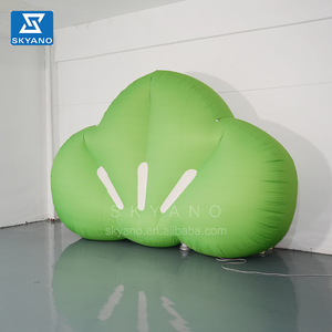 ใบไม้เป่าลมสีเขียวเป่าลมสำหรับตกแต่ง<span class=keywords><strong>เวที</strong></span>อุปกรณ์ตกแต่งเวทีเป่าลมขนาดยักษ์สำหรับงานเลี้ยง - Product Image 2