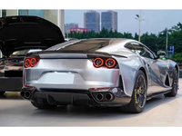 Pièces automobiles Diffuseur de pare-chocs arrière en matériau carbone 812 pour Ferrari 812 Diffuseur de pare-chocs arrière en fibre de carbone style OEM