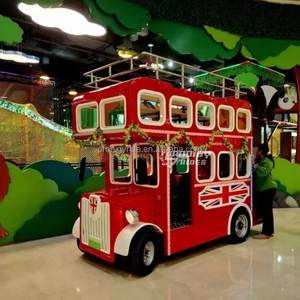 <span class=keywords><strong>Bus</strong></span> touristique électrique à toit ouvert, à deux étages, type <span class=keywords><strong>bus</strong></span> londonien, 16/20 places, avec éclairage LED, pour parcs d'attractions - Product Image 2