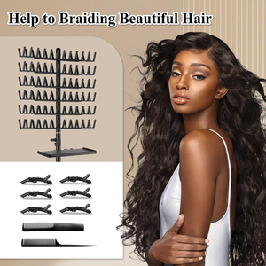 Soporte para trenzar pelucas - Estilo Dirty-Braid - De pie - Ajustable - Herramienta para trenzar el cabello - Product Image 4