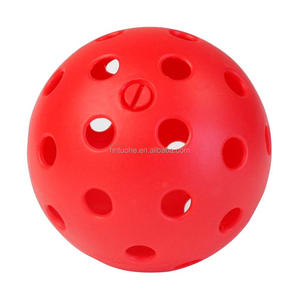 Pickleball Source ลูกบอลสำหรับติดพื้นทำจากรังผึ้งขนาด40รู74มม. วัสดุ PE สำหรับฝึกปฏิบัติ - Product Image 1