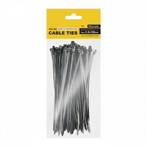 Attaches-câbles Vito 2,5x150mm en nylon avec protection UV, 100 pièces - Product Image 2