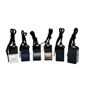 Flacon vide en verre noir de 5 ml pour diffuseur de parfum de voiture suspendu avec bouchon à vis - Product Image 6