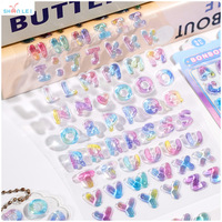 Pegatinas Decorativas de PVC Hechas a Mano con Impresión UV, Impresas con Agua, Personalizadas, con Diseño de Dibujos Animados en 3D, Luminosas, Sólidas, Lindas, para Regalo