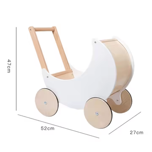 ของเล่นมอนเตสซอรี่ลดราคา ของเล่นเสริมพัฒนาการเด็กเล็ก รถหัดเดินไม้สำหรับเด็กชายและเด็กหญิง ของเล่นจำลองบ้านสำหรับเด็กทารก - Product Image 6