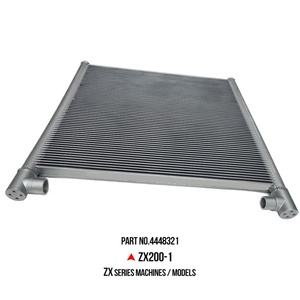 เครื่องทำความเย็นน้ำมันไฮดรอลิกสำหรับรถขุดฮิตาชิ ZX200-1 รุ่น 4448321 แกนอะลูมิเนียมสำหรับงานหนัก - Product Image 1