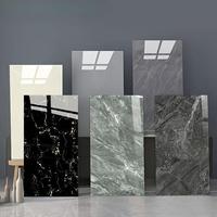 Panneau mural imperméable en marbre UV pour salle de bain, décoration intérieure moderne, durable et luxueuse