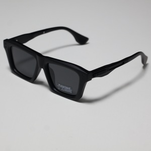 Lunettes de soleil polarisées carrées ZS-98502P pour hommes, monture en plastique noir et métal, verres TAC UV400, type 3, pare-soleil - Product Image 3