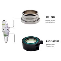 Lentille de collimation Smartray D30FL100 et les longueurs focales F125 et F150 du tête laser de l'équipement laser à fibre 1064 nm