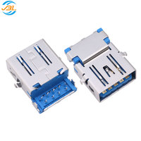 Connecteur USB micro connecteur USB DIP 5 broches partie femelle prise USB miniature de type B pour connecteur à broche de charge de téléphone portable