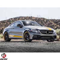 Kit carrosserie C63 Style Gloss Black Edition 1, spoiler de pare-chocs avant, longue durée, pour Mercedes Benz C63 2015-2021