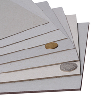 Cartón Gris de Doble Cara, Cartón Chipboard de 1.5mm, 2mm, 2.5mm, Grosor Personalizado para Embalaje, Cubiertas de Libros, Cajas de Vino, Suministro de Fábrica
