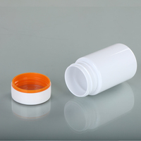 Bouteilles de conteneur de comprimés de capsules de pilules en plastique PET de 100ml 150ml pour les médicaments d'emballage de suppléments pharmaceutiques