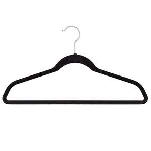 Perchas <span class=keywords><strong>de</strong></span> Plástico <span class=keywords><strong>de</strong></span> Nailon para Armario, Antideslizantes, Negras, Clásicas, Populares, <span class=keywords><strong>de</strong></span> Alta Calidad, Precio al por Mayor - Product Image 6