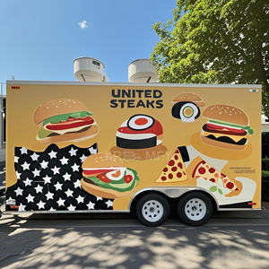 Camion de restauration mobile 2025 Street Van Kiosks avec cuisine, remorque de concession alimentaire, Foodtruck américain pour l'Allemagne - Product Image 4