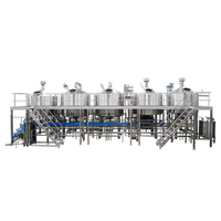 Équipement de brassage de bière commercial automatique de petite taille 1000L 2000L, système de microbrasserie en acier inoxydable, certification CE ISO, garantie 5 ans