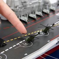 Toptan büyük model rc uçak savaş uçağı Liaoning modeli uçak askeri savaş gemisi çocuklar yapı taşları oyuncak
