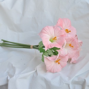 KEWEI 1622 Hot Selling Bridal Bouquet Real Touch <strong>Morning</strong> Glories Flowers Artificial Bouquet Home Event Decoration - Product Image 6