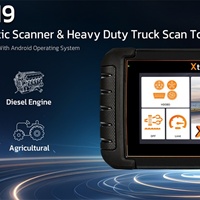 Scanner de diagnostic pour camions diesel HD19 avec écran LCD 7 pouces, connectivité Wi-Fi/USB, régénération DPF et coupure d'injection